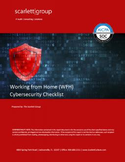 FREE Work From Home COVID-19 Cybersecurity Check List