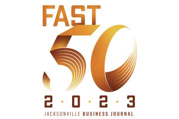 Fast 50 Honoree By Jacksonville Business Journal 